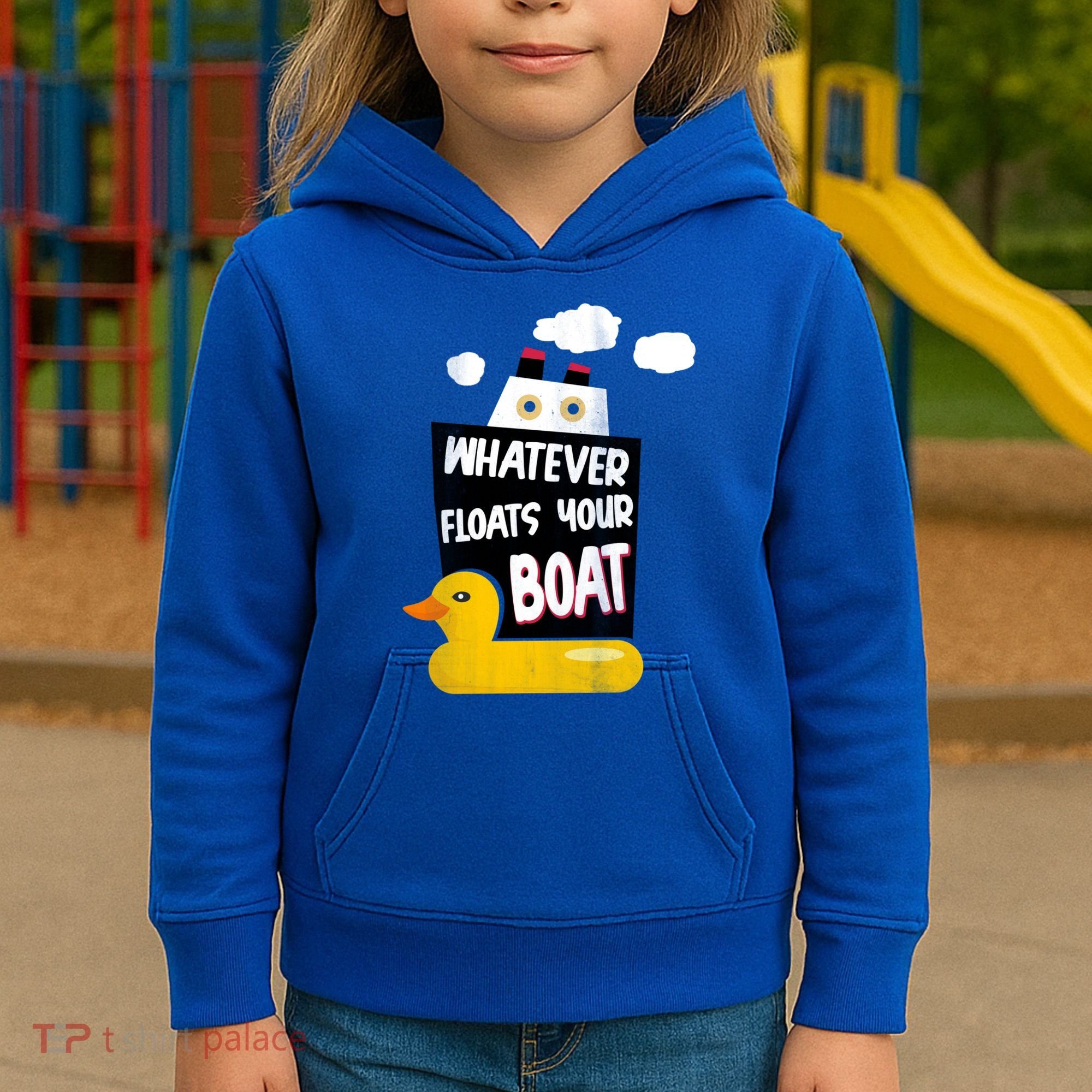 Whatever Floats Your Boat Kids Hoodie