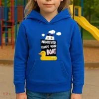 Whatever Floats Your Boat Kids Hoodie thumb 3