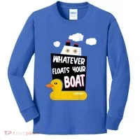 Whatever Floats Your Boat Kids Long Sleeve Shirt thumb 0