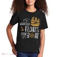 Whatever Floats Your Boat Funny Pirate Ship Kids T-Shirt thumb 2
