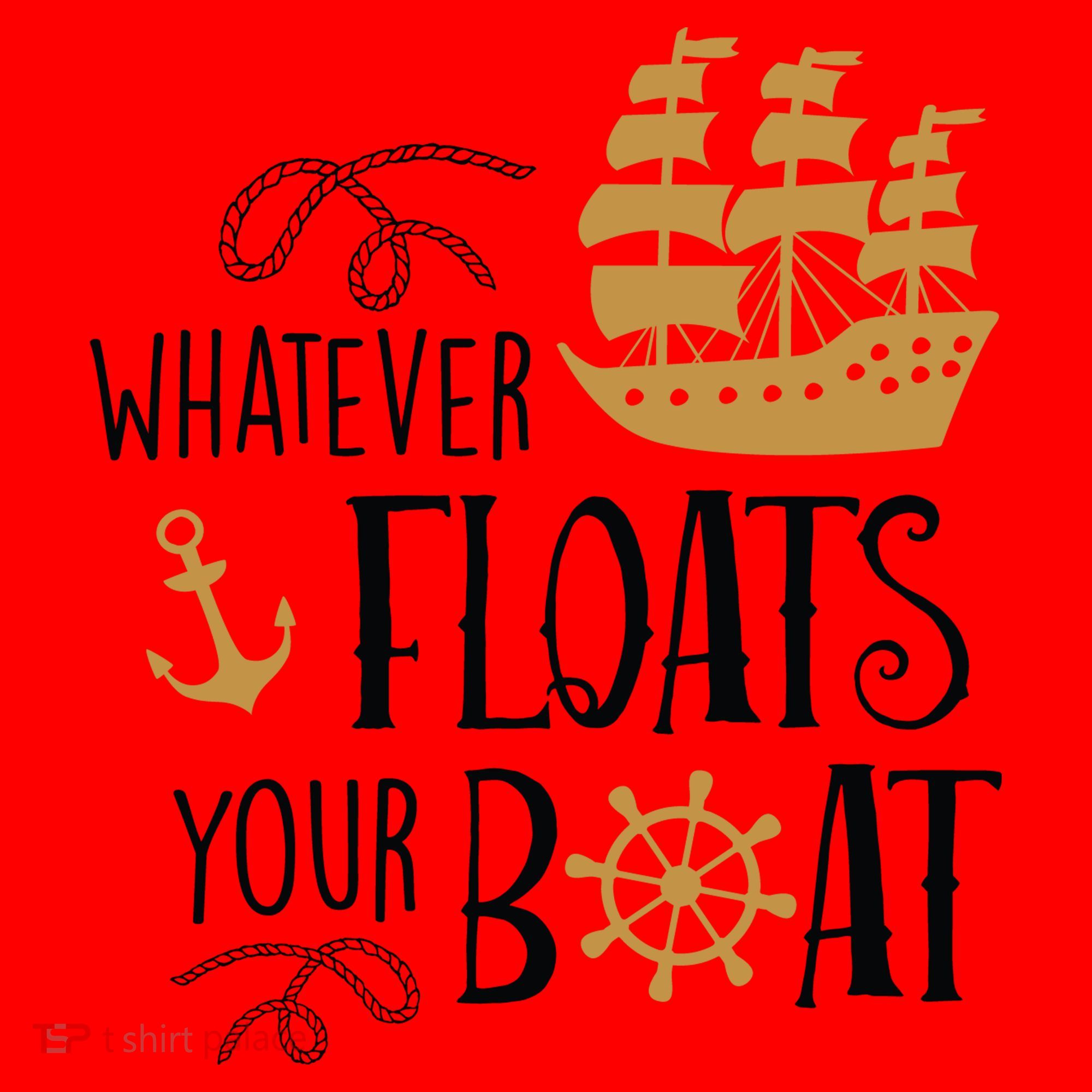 Whatever Floats Your Boat Funny Pirate Ship Santa Hat