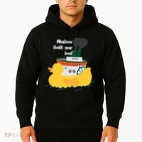 Whatever Floats Your Boat Funny Floaty Duck Hoodie thumb 2