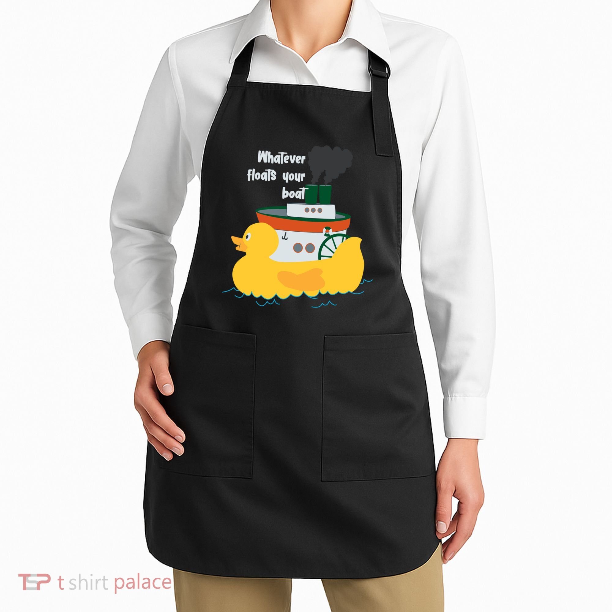 Whatever Floats Your Boat Funny Floaty Duck Apron