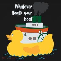 Whatever Floats Your Boat Funny Floaty Duck Apron thumb 3