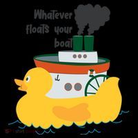 Whatever Floats Your Boat Funny Floaty Duck Coffee Mug thumb 5