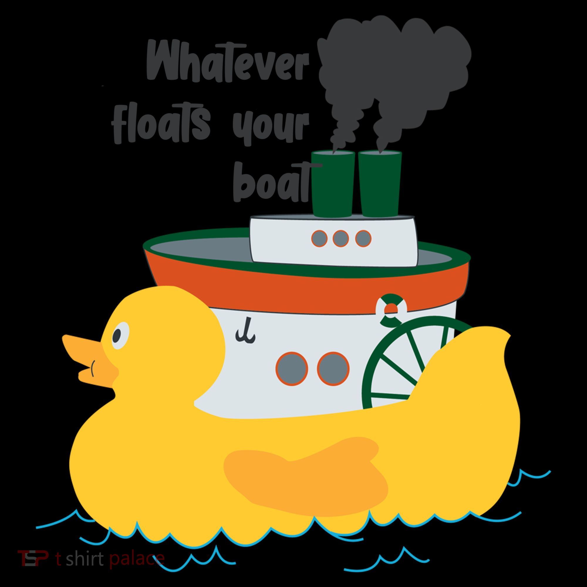 Whatever Floats Your Boat Funny Floaty Duck Coffee Mug