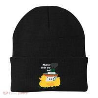 Whatever Floats Your Boat Funny Floaty Duck Beanie thumb 0