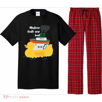Whatever Floats Your Boat Funny Floaty Duck Pajama Set