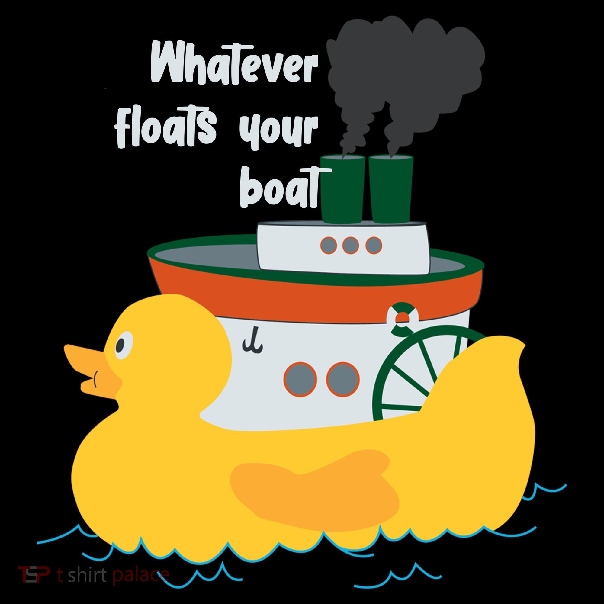 Whatever Floats Your Boat Funny Floaty Duck Women's Hoodie