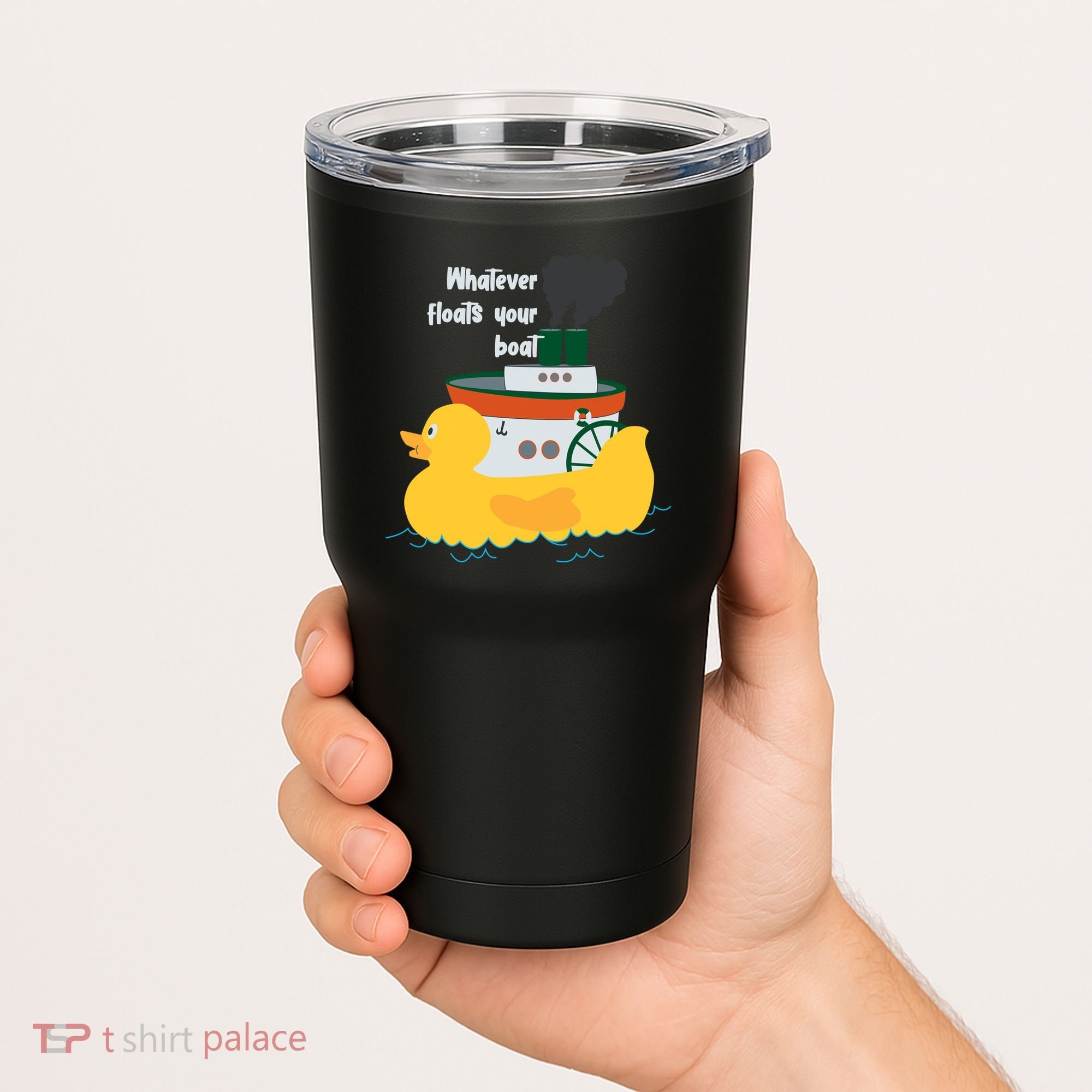 Whatever Floats Your Boat Funny Floaty Duck Tumbler