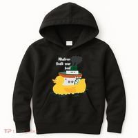 Whatever Floats Your Boat Funny Floaty Duck Kids Hoodie thumb 0