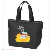Whatever Floats Your Boat Funny Floaty Duck Tote Bag thumb 3