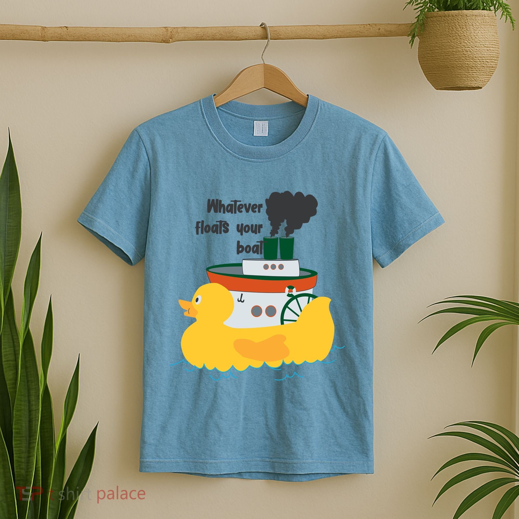 Whatever Floats Your Boat Funny Floaty Duck T-Shirt