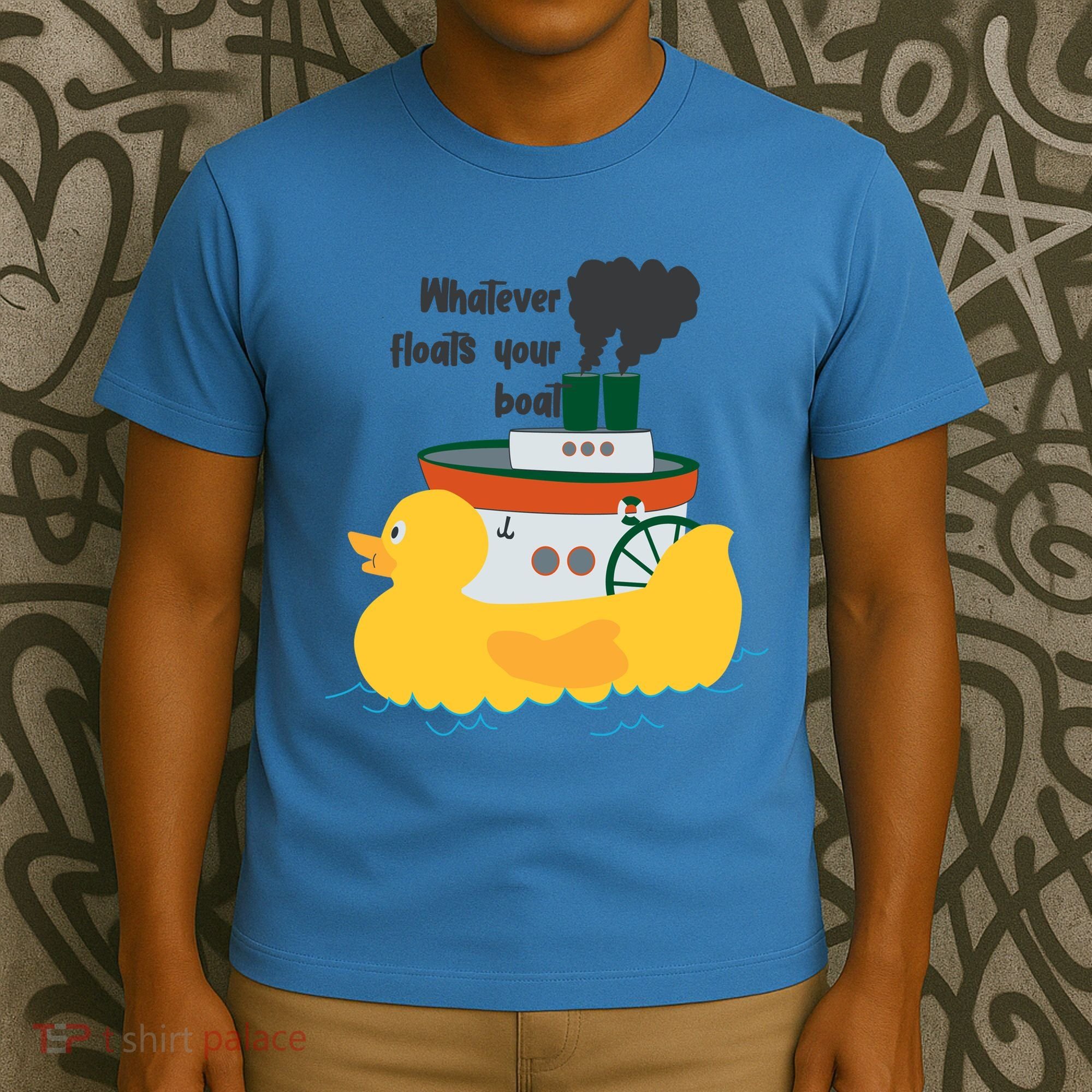 Whatever Floats Your Boat Funny Floaty Duck T-Shirt