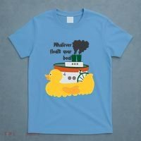 Whatever Floats Your Boat Funny Floaty Duck T-Shirt thumb 4