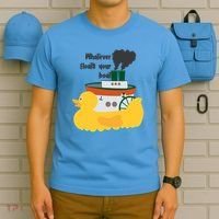 Whatever Floats Your Boat Funny Floaty Duck T-Shirt thumb 5