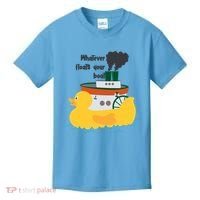Whatever Floats Your Boat Funny Floaty Duck Kids T-Shirt thumb 0