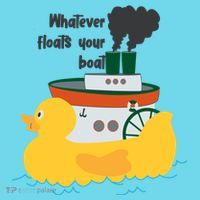 Whatever Floats Your Boat Funny Floaty Duck Kids T-Shirt thumb 4