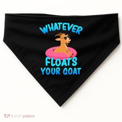 Whatever Floats Your Goat USA-Made Doggie Bandana