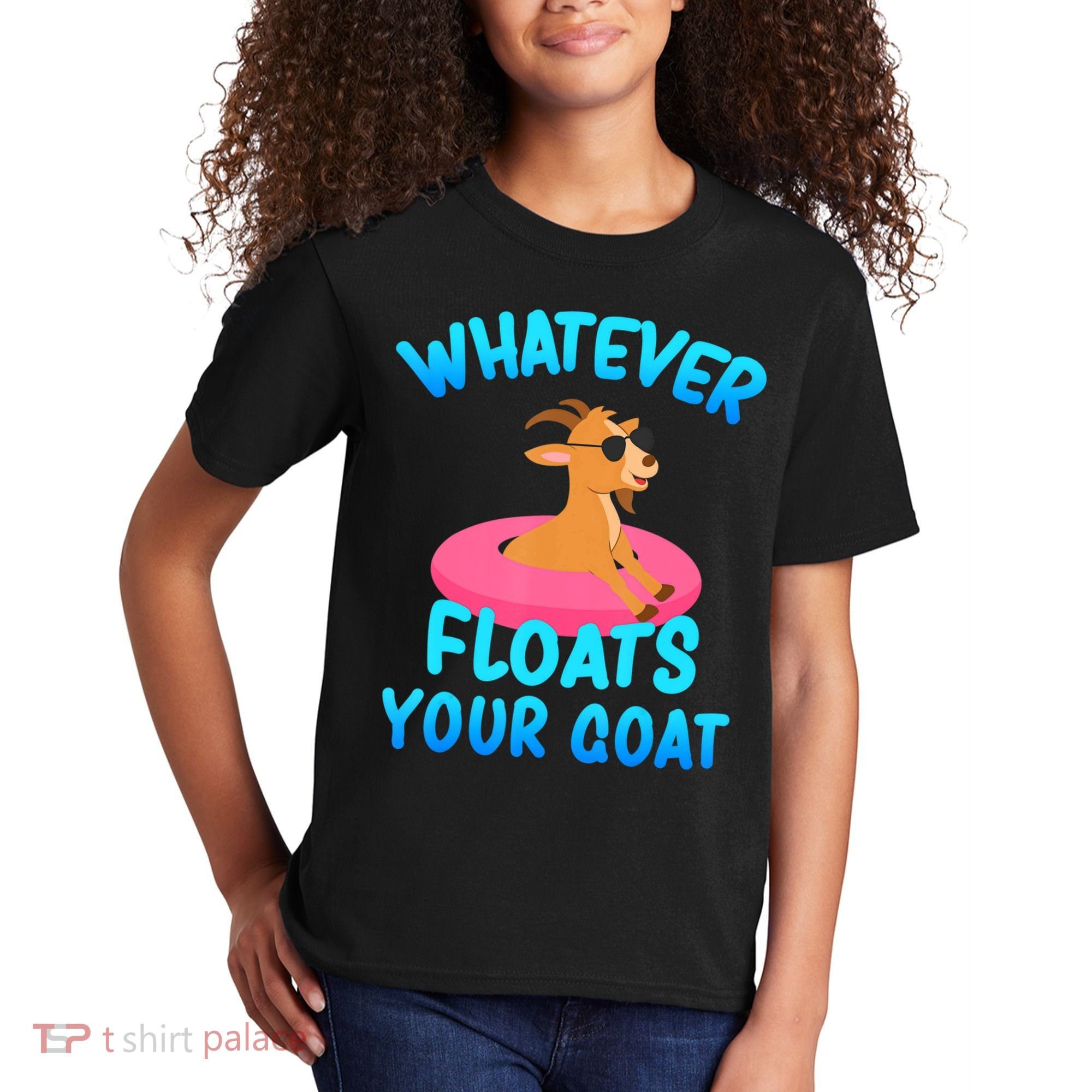 Whatever Floats Your Goat Kids T-Shirt