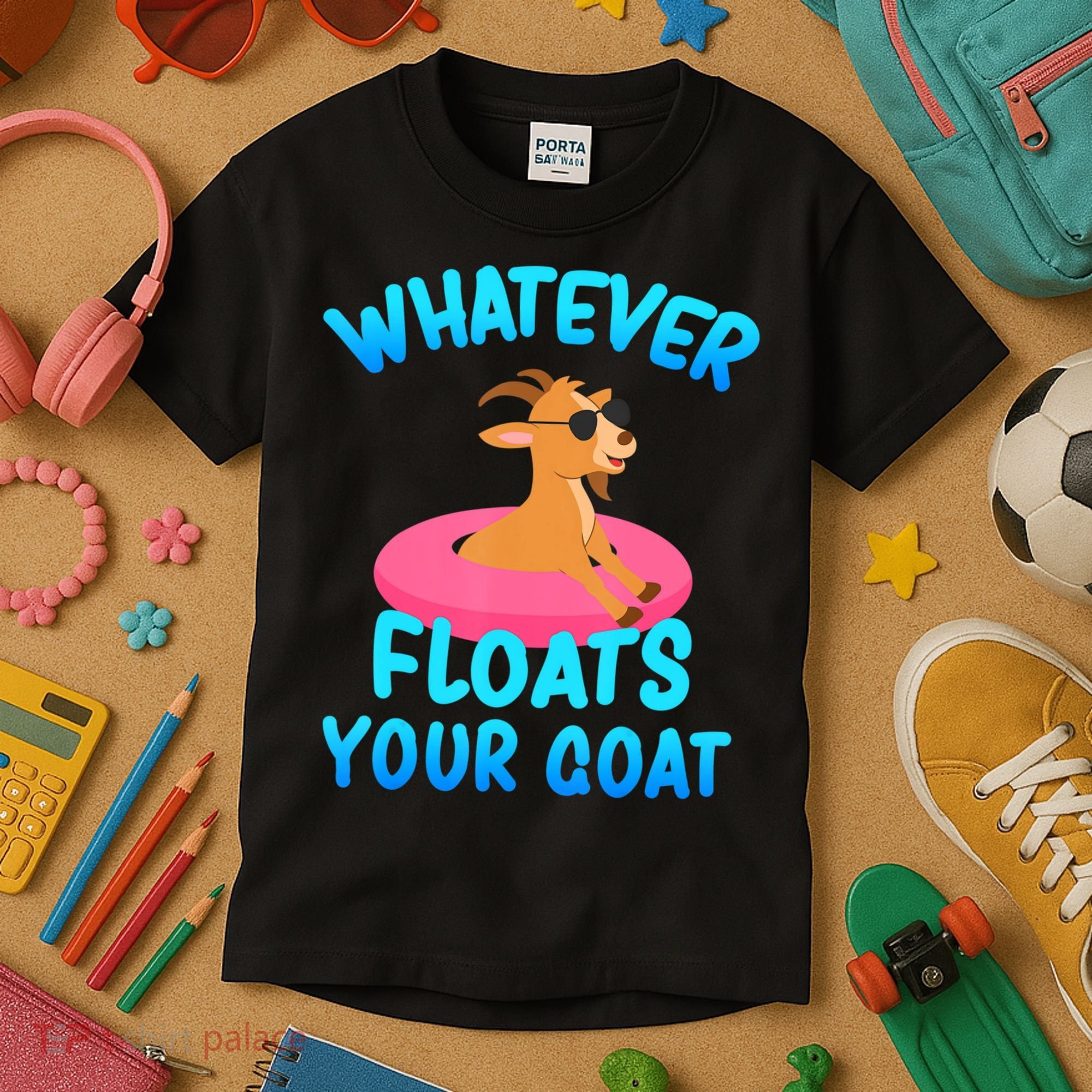 Whatever Floats Your Goat Kids T-Shirt