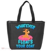 Whatever Floats Your Goat Tote Bag thumb 0