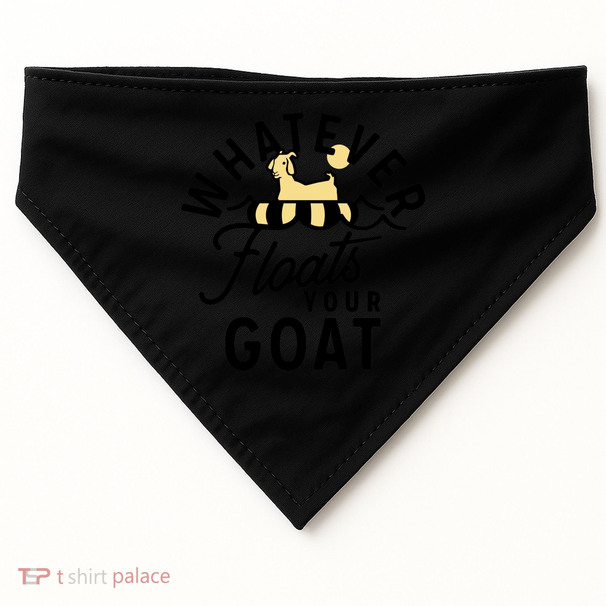 WHATEVER FLOATS YOUR GOAT USA-Made Doggie Bandana
