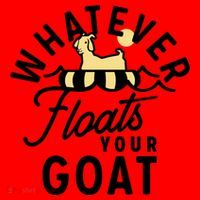 WHATEVER FLOATS YOUR GOAT Santa Hat thumb 1