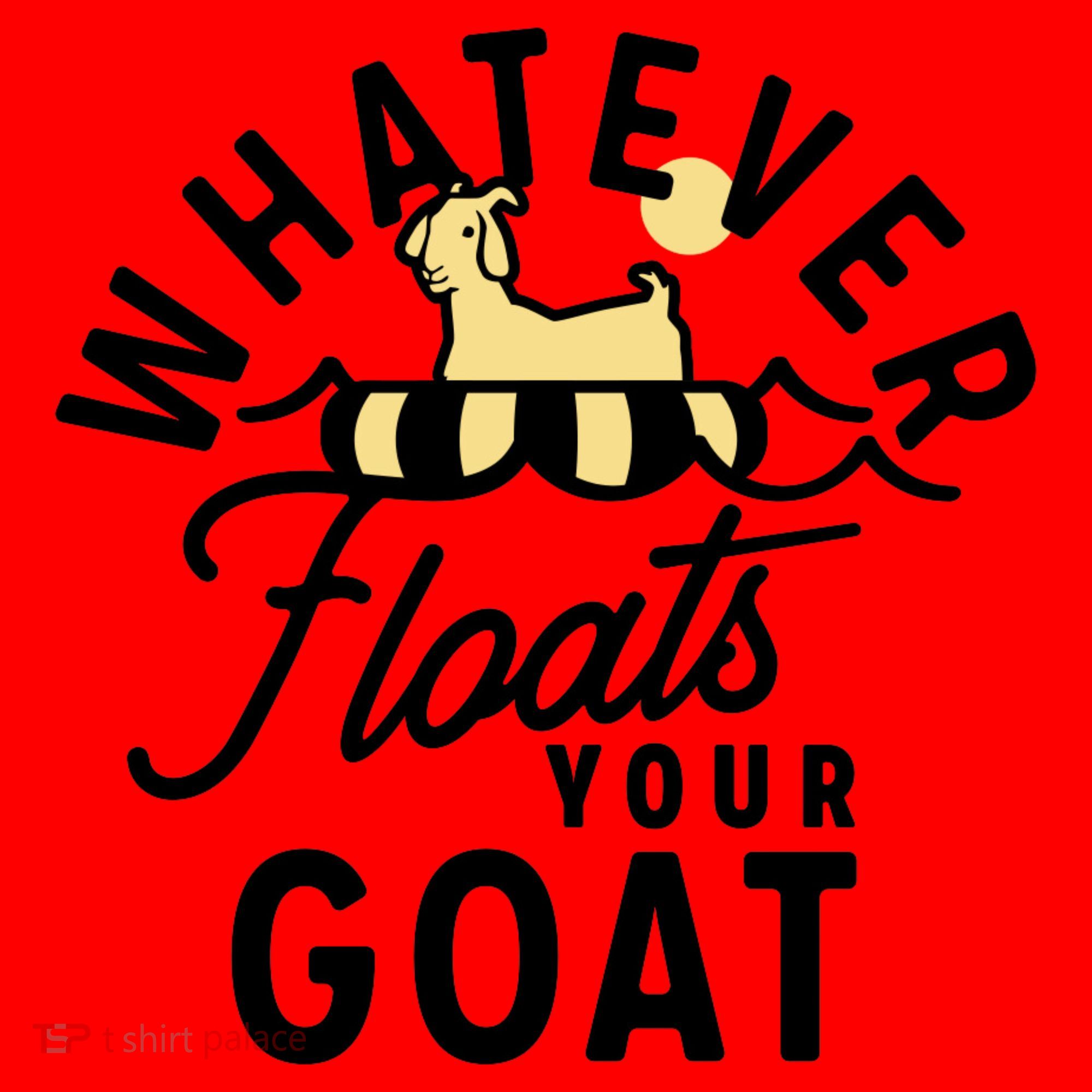 WHATEVER FLOATS YOUR GOAT Santa Hat