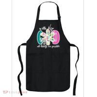 With God All Things Are Possible Floral Faith Apron thumb 0