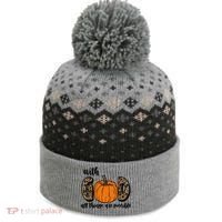 With God All Things Are Possible Fall Pumpkin The Baniff Cuffed Pom Beanie thumb 0