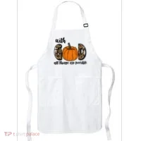 With God All Things Are Possible Fall Pumpkin Apron thumb 0