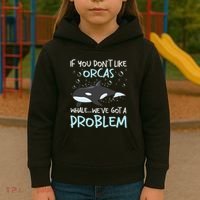We've Got A Problem Whale Lover Marine Biologist Whales Kids Hoodie thumb 3