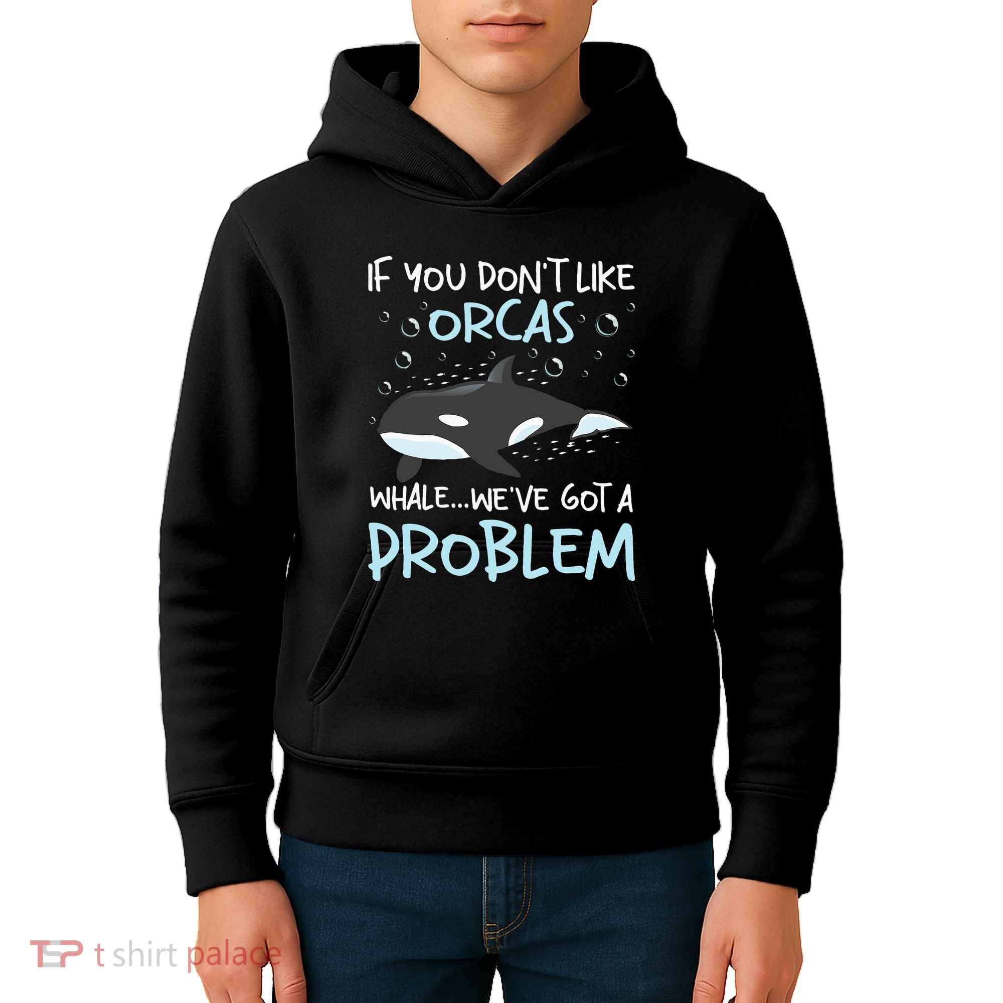 We've Got A Problem Whale Lover Marine Biologist Whales Kids Hoodie