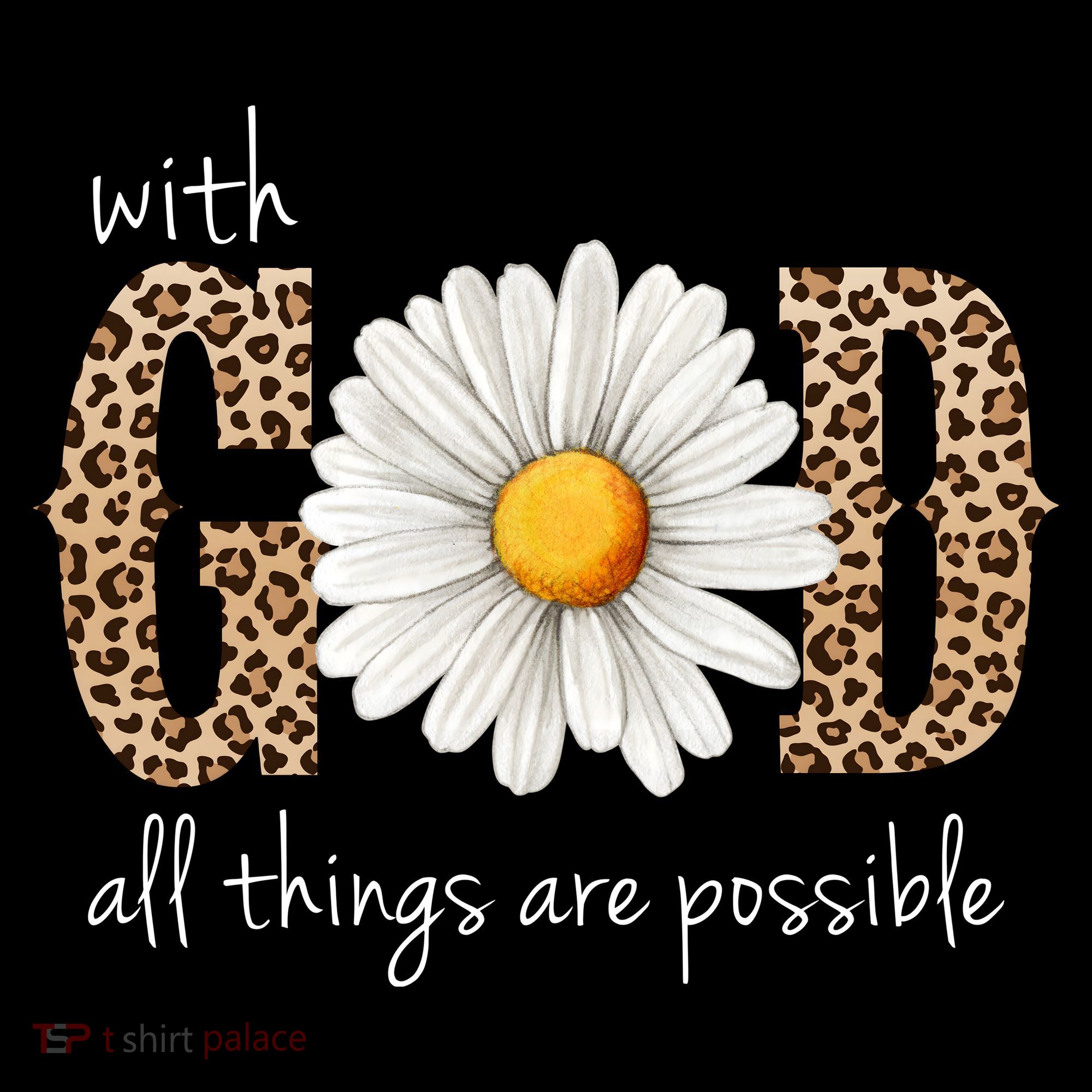 With God All Things Are Possible Sunflower Women's Hoodie