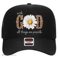 With God All Things Are Possible Sunflower Hat thumb 0