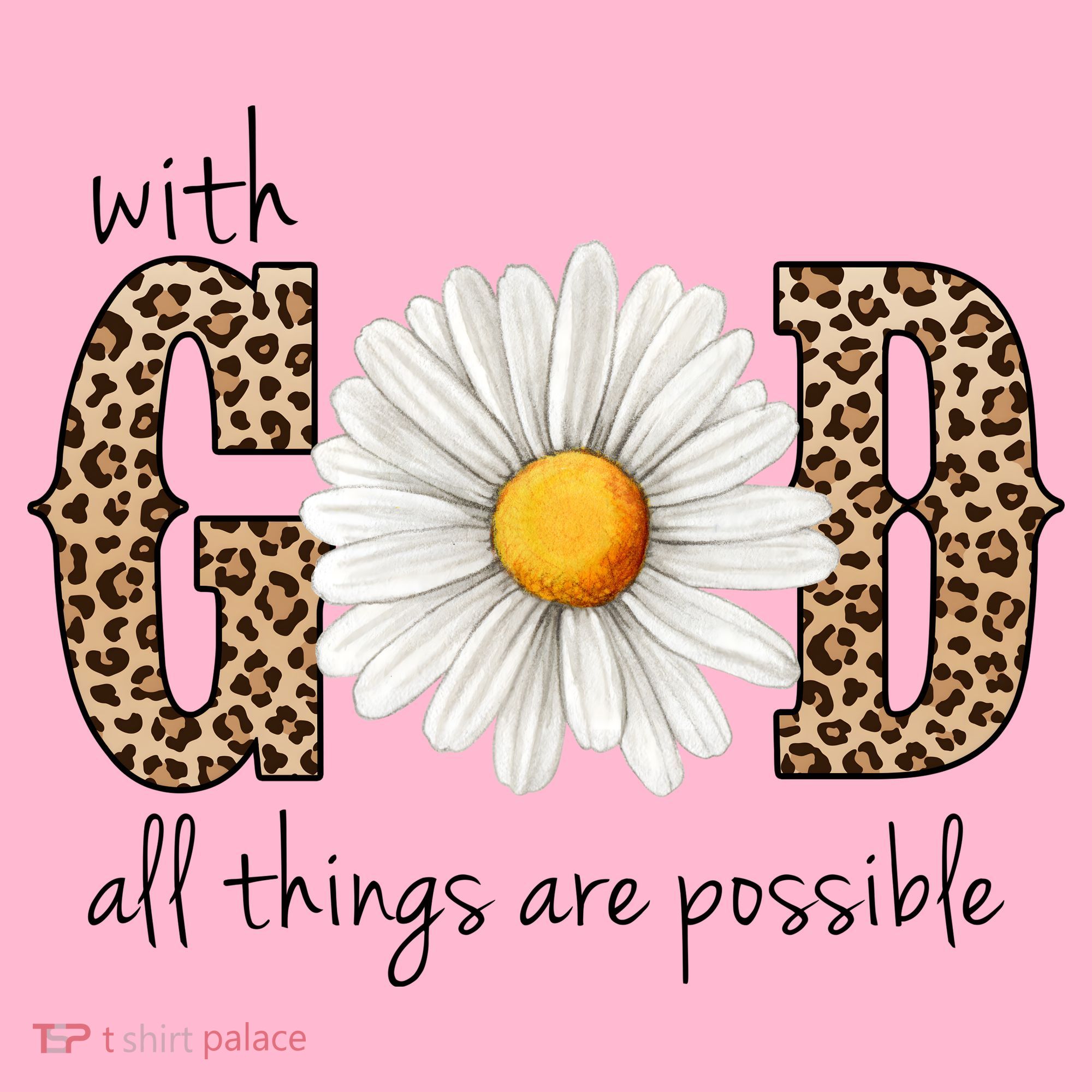 With God All Things Are Possible Sunflower Long Sleeve Shirt