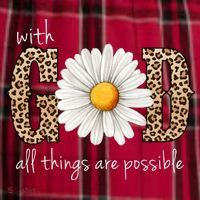 With God All Things Are Possible Sunflower Men's Flannel Plaid Pajama Pants thumb 2