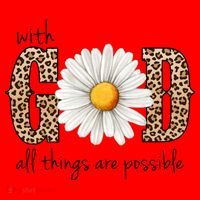 With God All Things Are Possible Sunflower Santa Hat thumb 1