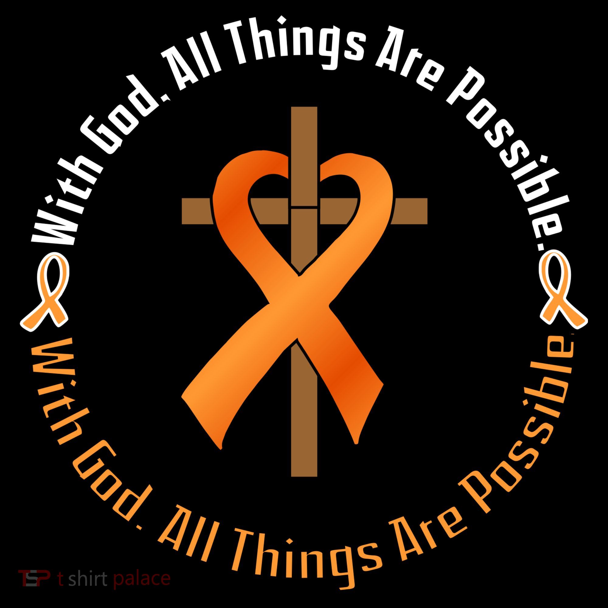 With God All Things Are Possible Multiple Sclerosis Awareness Apron