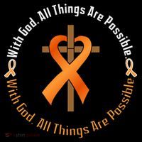 With God All Things Are Possible Multiple Sclerosis Awareness Bucket Hat thumb 4