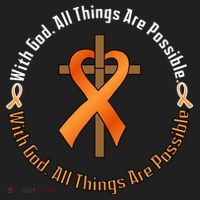 With God All Things Are Possible Multiple Sclerosis Awareness Beanie thumb 2