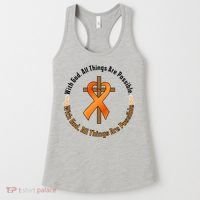 With God All Things Are Possible Multiple Sclerosis Awareness Women's Tank Top thumb 0