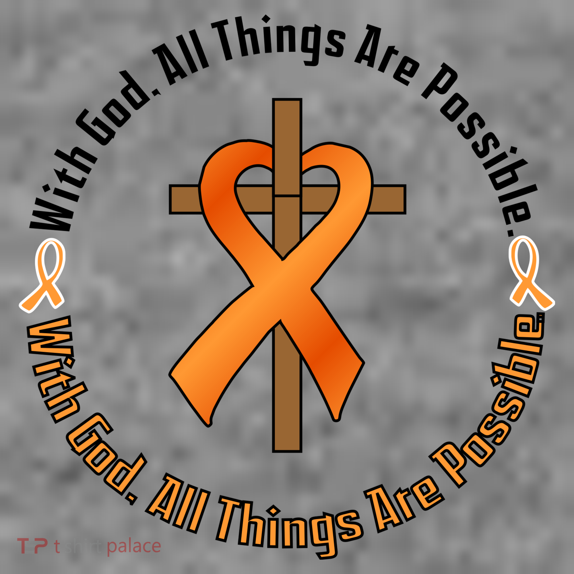 With God All Things Are Possible Multiple Sclerosis Awareness Baby Bodysuit