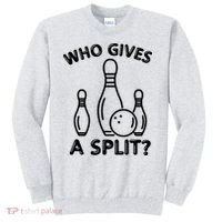 Who Gives A Split Funny Bowling Balls Sweatshirt thumb 0
