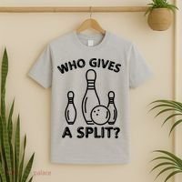 Who Gives A Split Funny Bowling Balls T-Shirt thumb 2