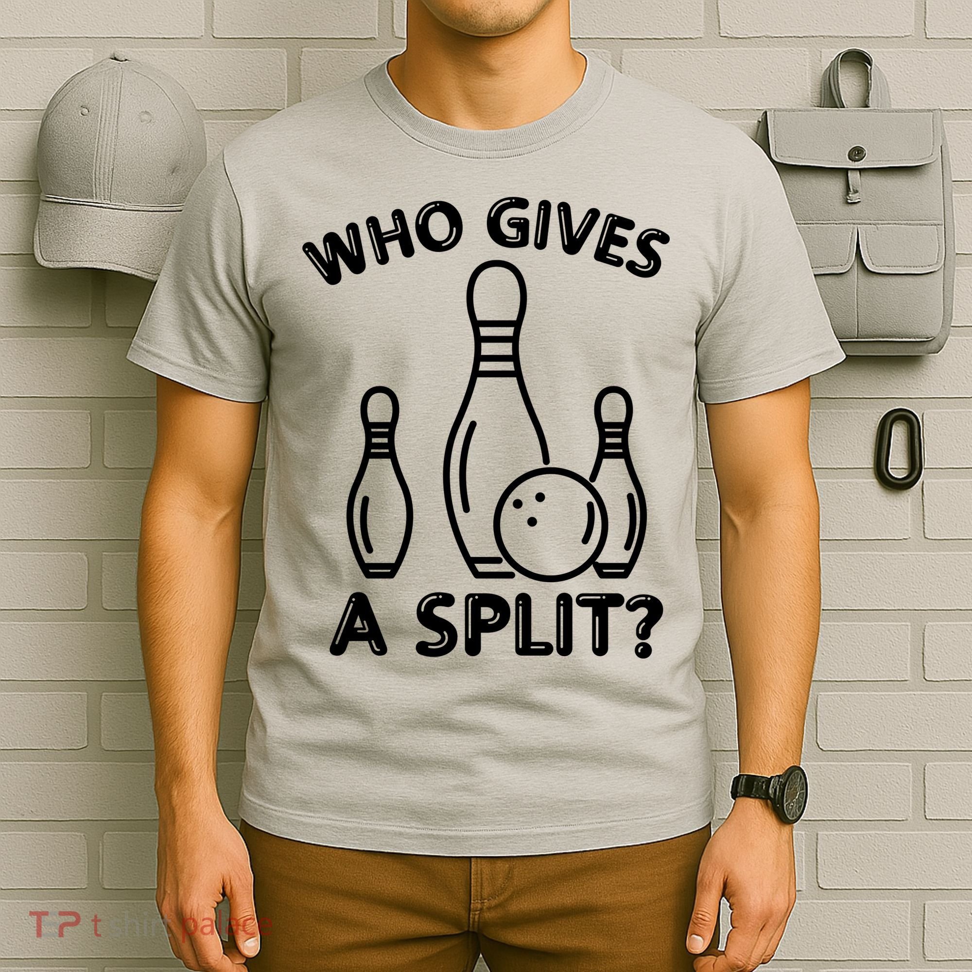 Who Gives A Split Funny Bowling Balls T-Shirt