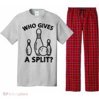 Who Gives A Split Funny Bowling Balls Pajama Set thumb 0