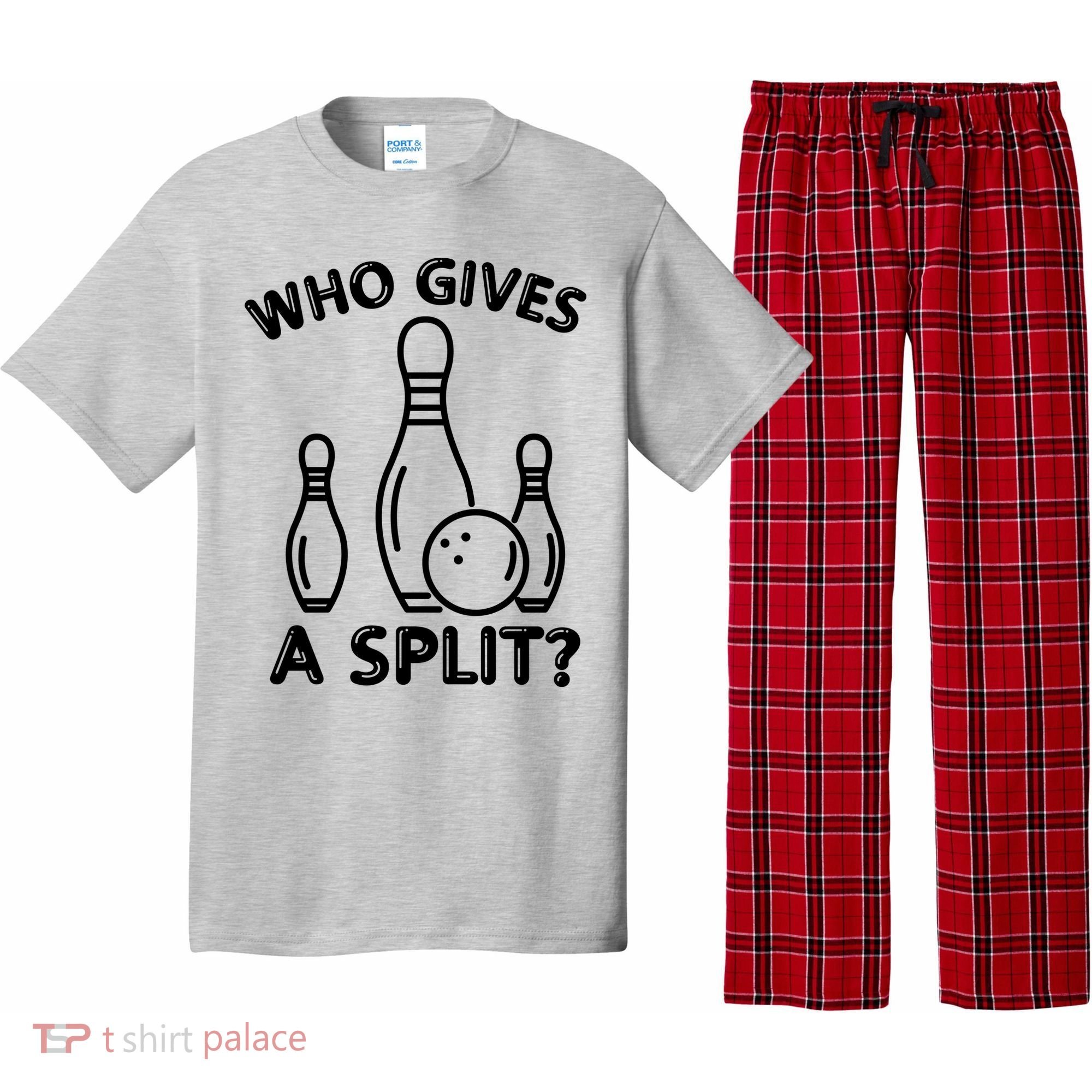 Who Gives A Split Funny Bowling Balls Pajama Set