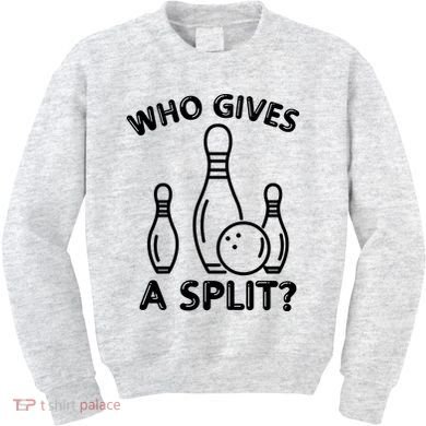 Who Gives A Split Funny Bowling Balls Kids Sweatshirt